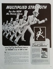 SCOT TISSUE Soft-Tuff Towels -1941 Fortune Magazine Full Page Advertisement