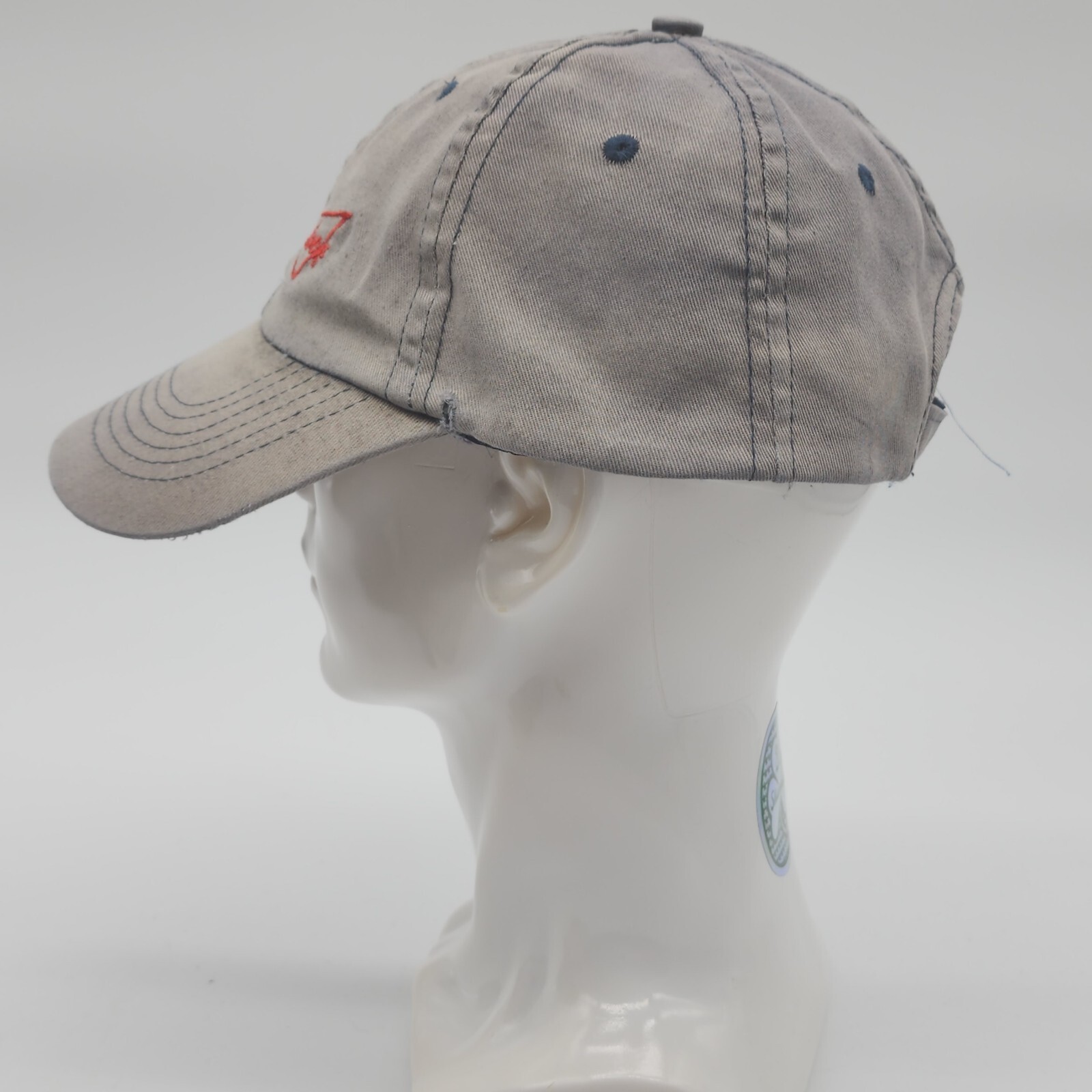 Budweiser Baseball Cap Hat Severe Distressed Adju… - image 5