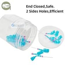 Dental Sodium Hypochlorite Solution Root Canal Syringe Tips Irrigation