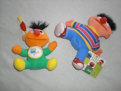 Ernie & Ernie Baby - 2 Kuschelpuppen - Sesamstrasse 123 Sesame Street