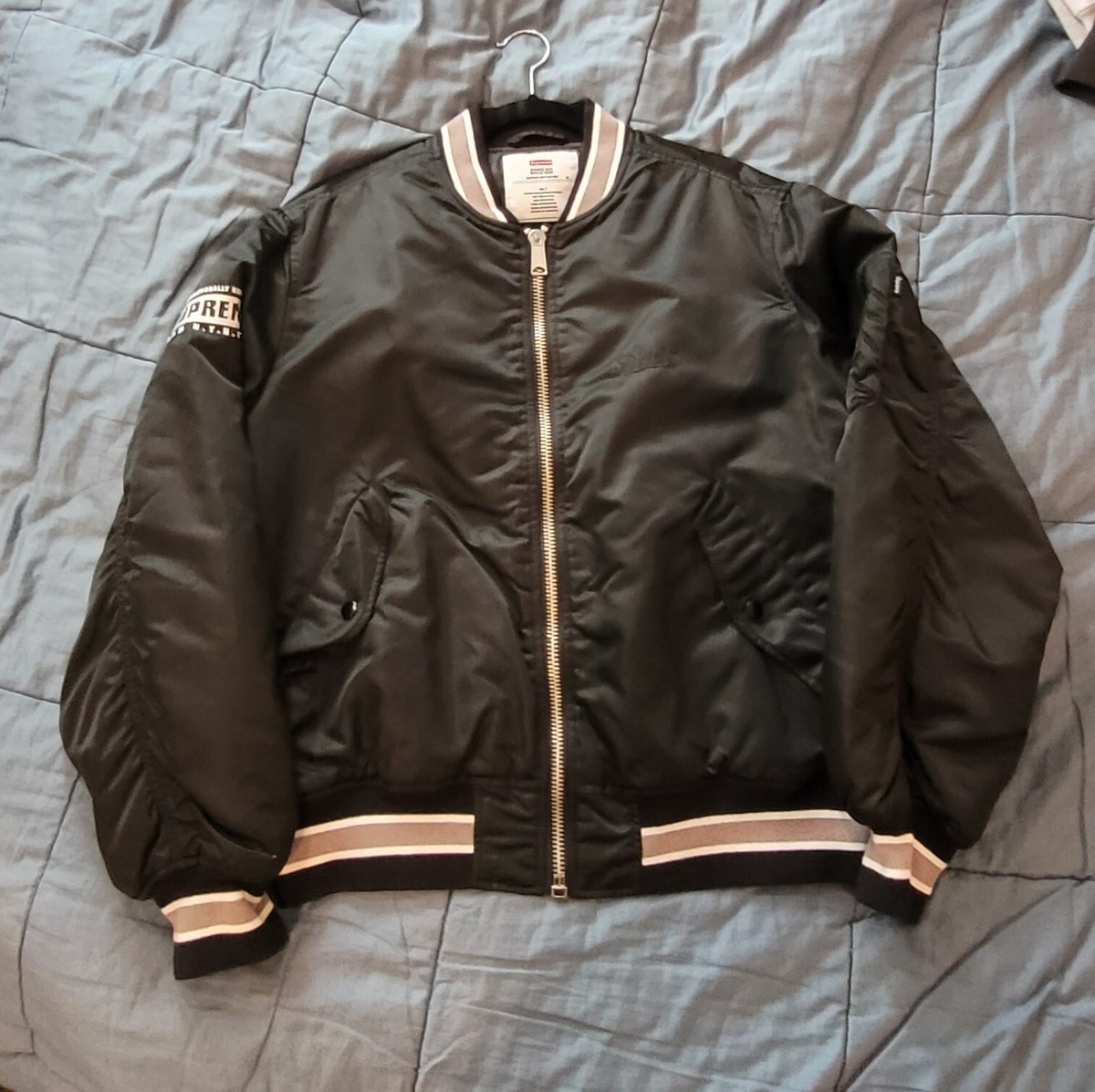 Brand New RARE Supreme ~ SECOND TO NONE MA-1 JACKET SS22 Brand New RARE Supreme ~ SECOND TO NONE MA-1 JACKET SS22