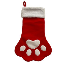 Christmas Pet Stocking Paw New without tags NWOT