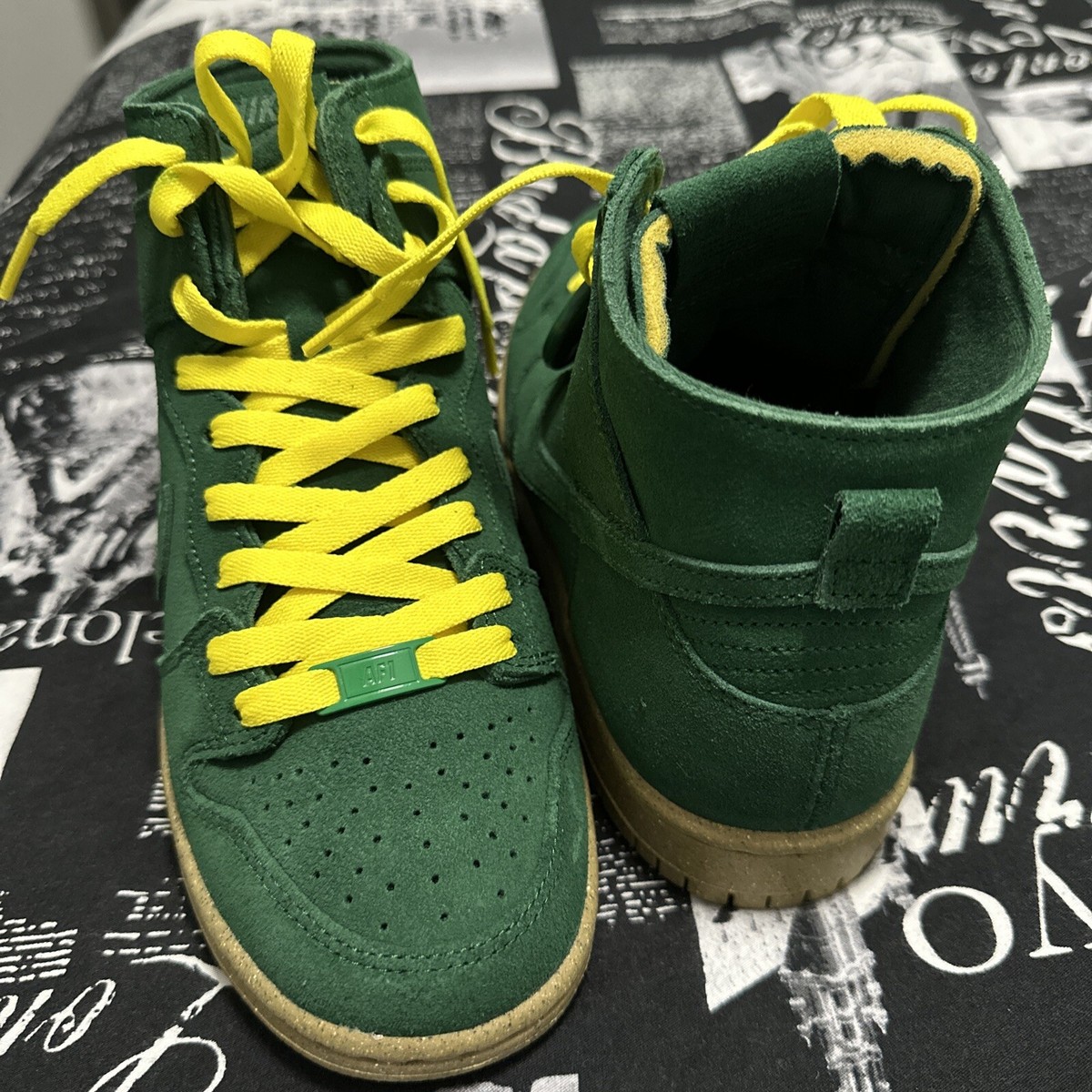 スケートボード Nike SB Dunk High Pro Decon Gorge Green Nike SB Dunk High Decon Gorge Green On Feet Review - YouTube