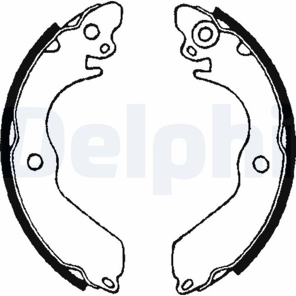 Delphi LS1649 Bremsbackensatz FüR Mitsubishi Proton-image
