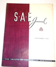 S.A.E  Journal  Society Of Automobile Engineers  September 1939  #3  100614lm-e