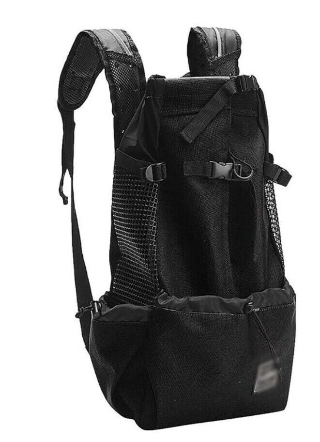 L.D. Dog Black Backpack Carrier L