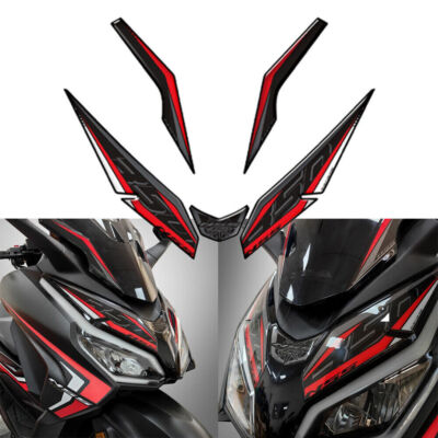 3D Harz Motorrad Frontverkleidungsaufkleber für Honda Forza NSS 350 ab 2023