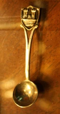 ROTHENBURG Bavaria Germany STERLING 835 SILVER souvenir spoon Claus Hinriches