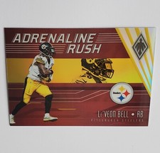LE'VEON BELL 2017 Panini Phoenix Football Card #AR-11 Adrenaline Rush RED /299