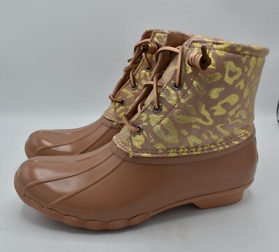 Sperry Womens Size Top-Sider Saltwater Leojac Rose Pink Duck