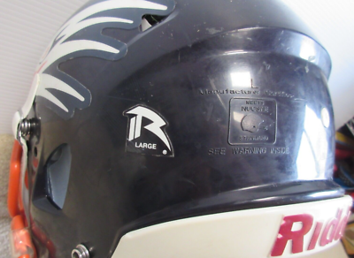 Riddell Revo Speed Initial Season 2010 Youth Football Helmet Size L Made in  USA | eBay