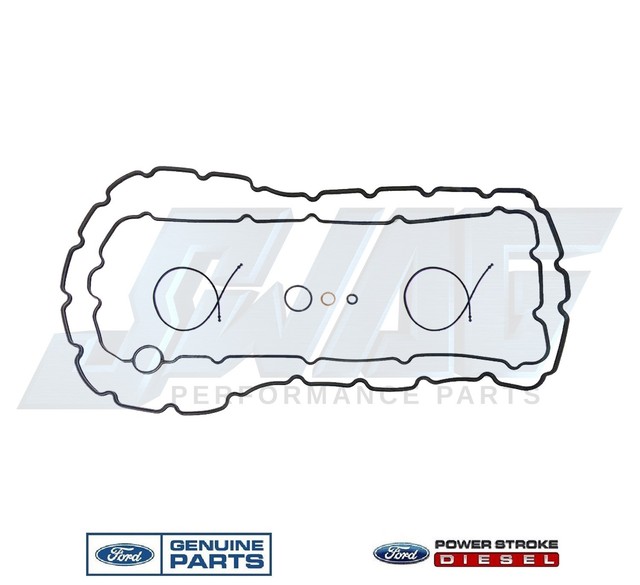 0810 6.4 Powerstroke Diesel Genuine Ford Oil Pan Gasket Set F250 F350 F450 F550 eBay