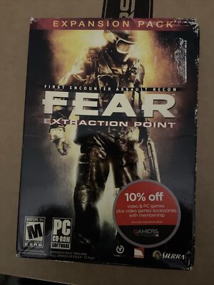 F.E.A.R. Extraction Point Expansion Pack for PC CD-ROM(Brand New/Factory Sealed)