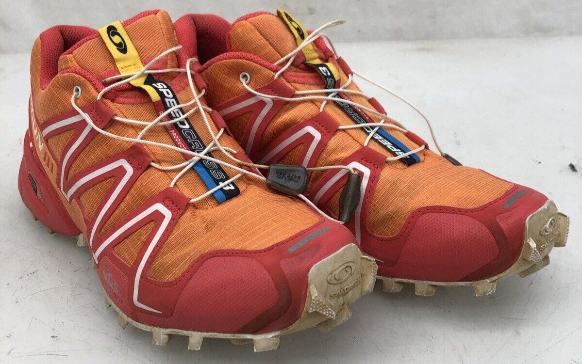 Scarpe da Trail Running Salomon Speedcross 3 Donna Arancione Papaya Taglia 10 5