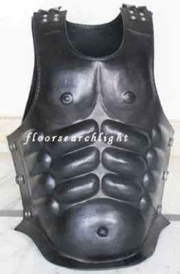 MEDIEVAL ROMAN MUSCLE ARMOUR BREAST PLATE CHEST PLATE SHIELD Christmas COUSTUME - image 1 of 4