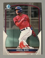2023 Bowman Chrome Prospects Miguel Bleis #BCP-106 Boston Red Sox
