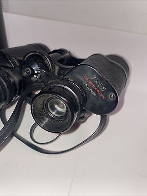 Vintage Japanese Binoculars with Leather Carrying Case Heavy Vintage Japanese Binoculars with Leather Carrying Case Heavy