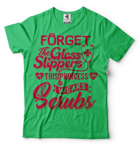 Nurse T-shirt Funny Tee Shirt Scrubs RN Doctor Nurse CNA Nursing Assistant Tee - Picture 5 of 9