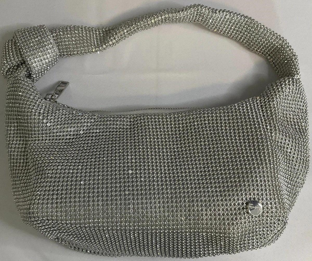 Silver purse online hot sale
