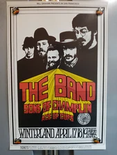 The Band-SonS of ChampLin BG169-2 BiLL Graham Winterland FiLLmore PoSter