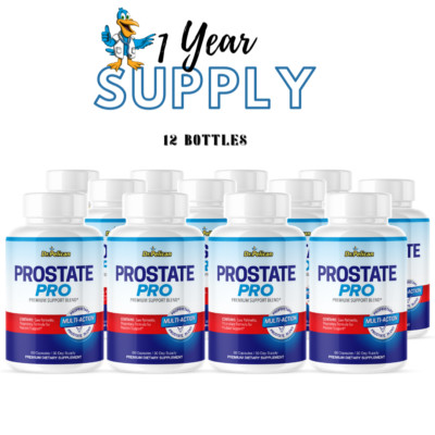 Prostate Pro- Support Supplement for Men - Urinary & Bladder Health-12 Bottles