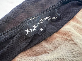 $129 MSRP For Love & Lemons Skivvies Black Lace Teddy - Brand New 