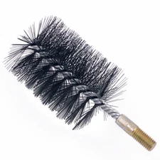 2pcs Round Chimney Flue Cleaning Brush Steel Wire Brush Rods Sweep Fireplace