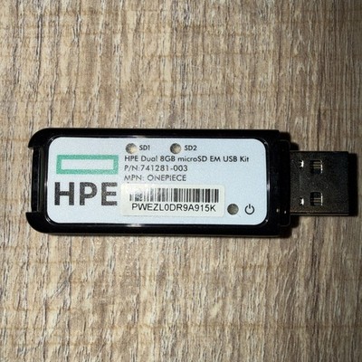 HP Dual Micro SD flash USB dongle key V3 - 870891-001 741281-003