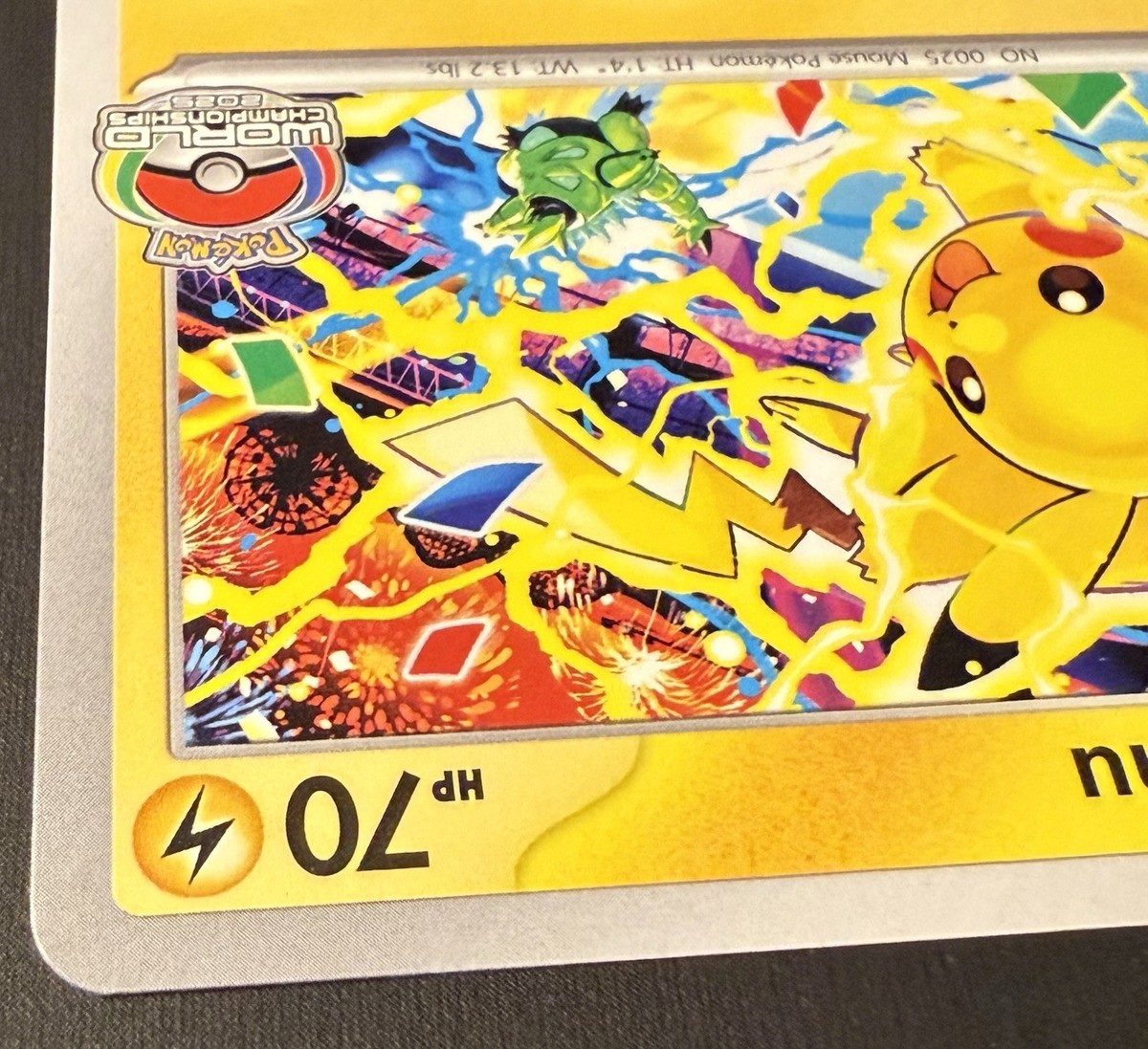 Pikachu Prom 2025 World Championships SVPEN 225 Pokemon Misprint