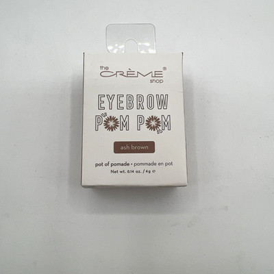 The Creme Shop Eyebrow Pom Pom Pomade Long Lasting Ash brown 0.14oz 1 Pack