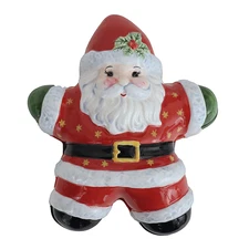 Santa Candy Dish with Lid Christopher Radko Christmas