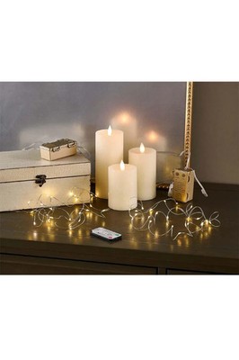 Kim Gravel 2-Pack Color Flip Fairy Lights with Remote Gold