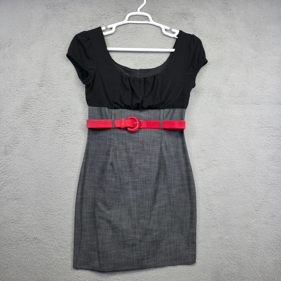 Vintage Y2K Amywear Dress Juniors 9 or W 4 Black Academia Babydoll Coquette - Image 2 of 4