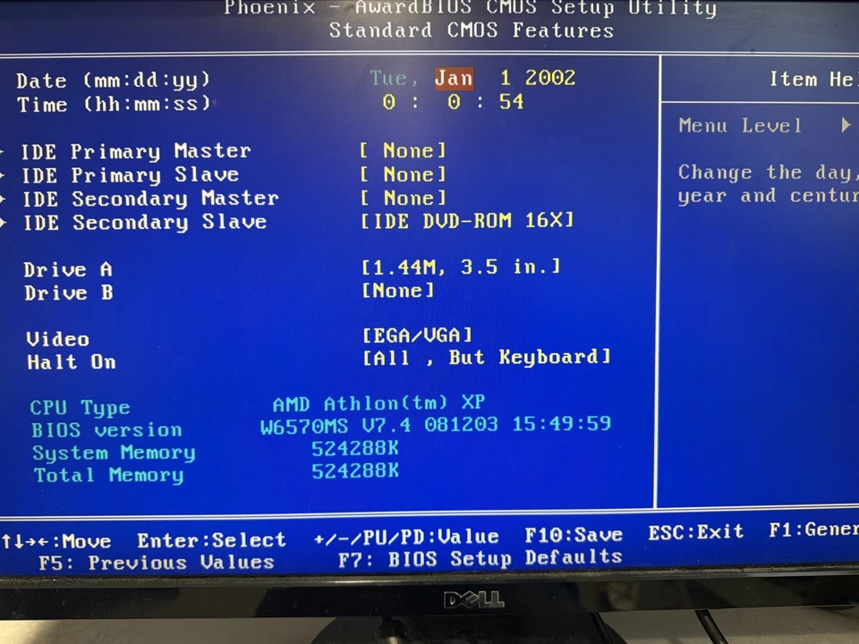 MSI Motherboard K7N2GM-L Socket 462 AMD CPU with CPUand RAM  - Image 2 of 4