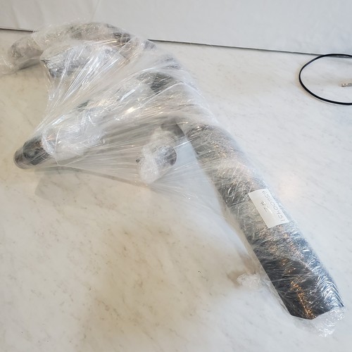 OEM 17-2025 Harley-Davidson Touring Exhaust Headers Pipe Heat Shields Black Set - Foto 15 di 16