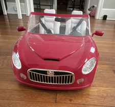 RC Electric Convertible Toy Car w/ Remote  Charger, 2 Seats, Red/White