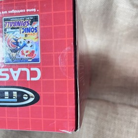 Sega Mega Drive Classic Game Console 25TH Sonic The Hedgehog 80 Built-In Mini -A