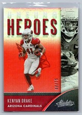 2020 Panini Absolute #UH-KD Kenyan Drake Unsung Heroes Spectrum Orange #/75
