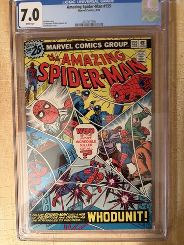 The Amazing Spider-Man #155, CGC Grade 7.0 FN/VF