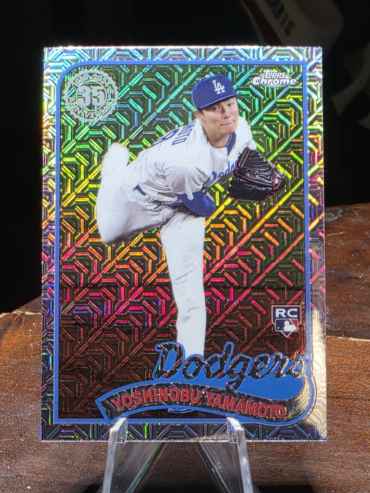 2024 Topps Series 2 - 1989 Topps Chrome Silver Pack Mojo Yoshinobu Yamamoto (RC)