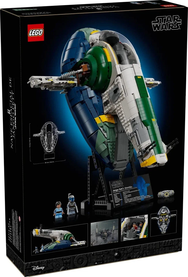 LEGO 75409 Jango Fett's Firespray-Class Starship Disney Star Wars UCS NEW - Image 2 of 4