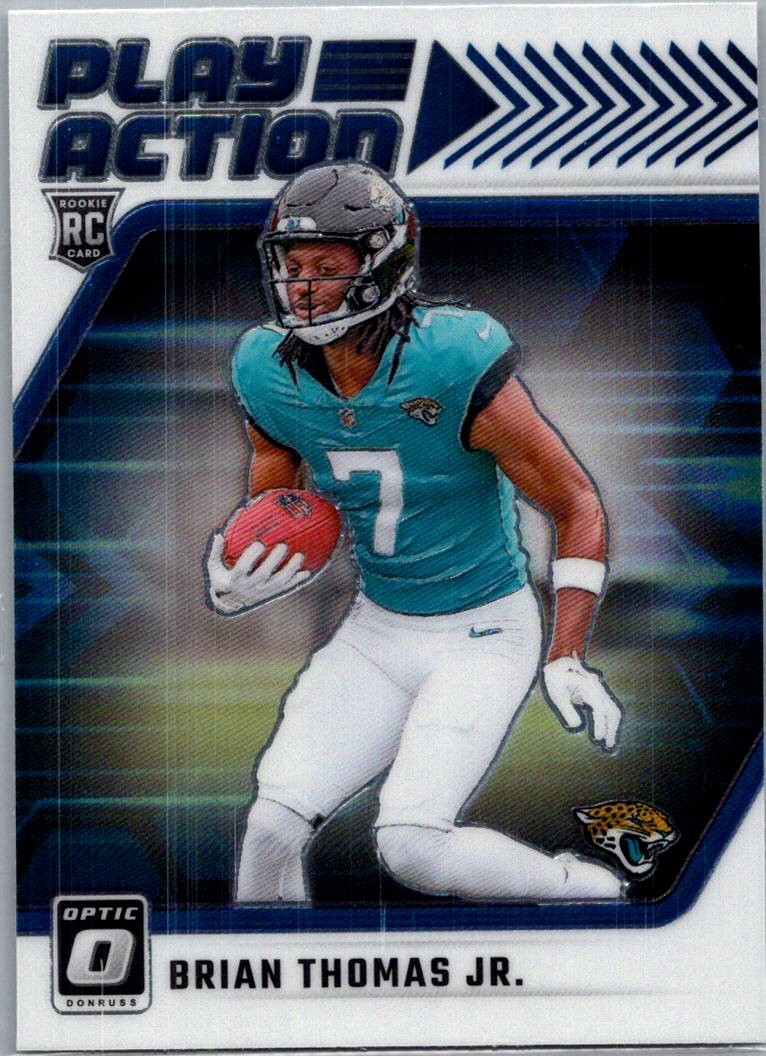 2024 Donruss Optic #7 Brian Thomas Jr. Play Action