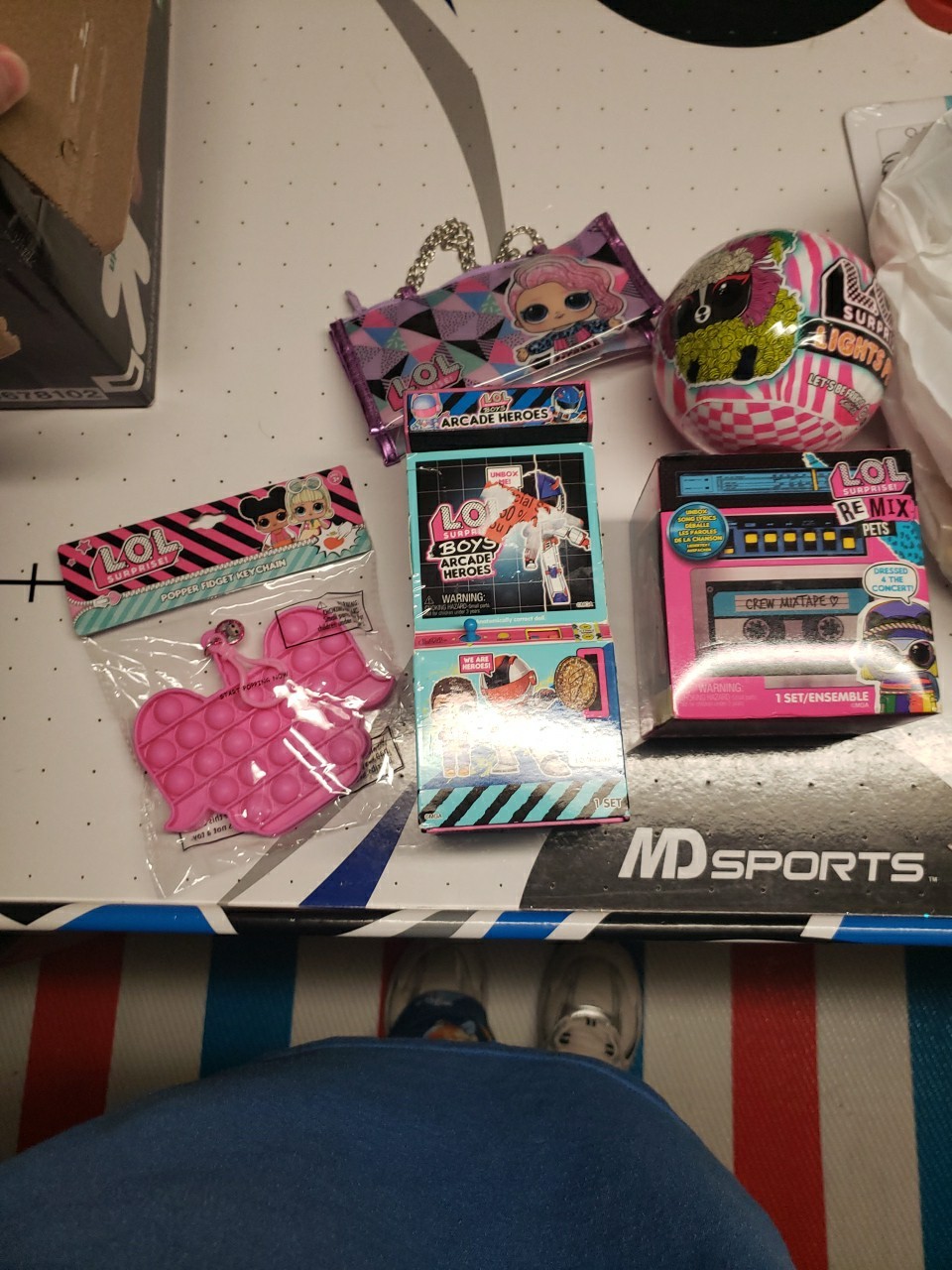 LOL Surprise Doll Toy Lot with 5 Items Including Boys Remix and Lights Pets