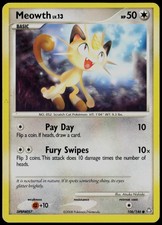 Meowth 106/146 Common Legends Awakened Pokemon Card MP