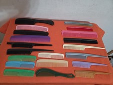 Lot Of 20 Vintage Hair Combs Goody, Ace, Unbranded