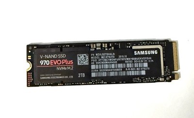 Samsung 970 EVO Plus 2TB PCIe NVMe M.2 2280 Internal SSD MZ-V7S2T0