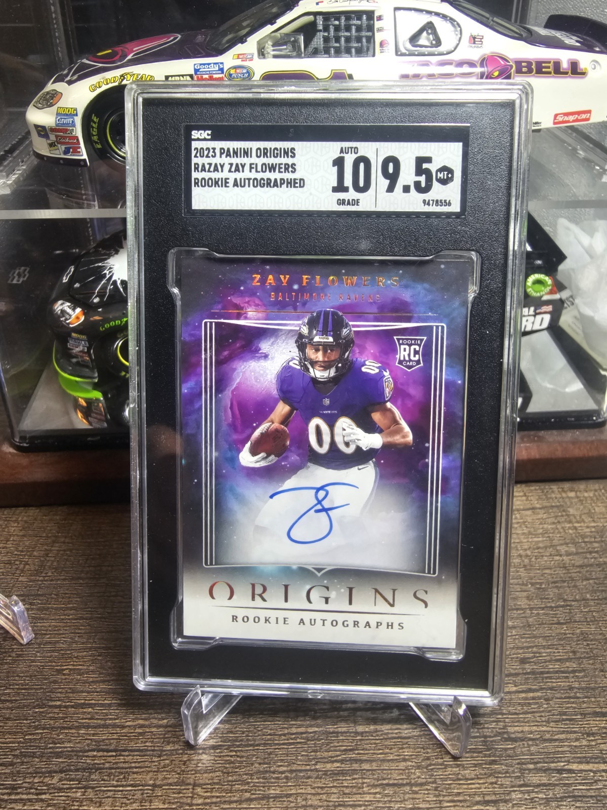 Zay Flowers Panini Origins Rookie Autographs #RAZAY Base