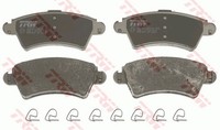 TRW GDB1501 BremsklöTze, BremsbeläGe FüR Peugeot 206 SchräGheck (2A/C)
