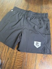 NWOT Perfect game Black Youth XL Woven Short