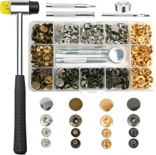 486PCS Snap Fasteners Kit, 12.5Mm Heavy Duty Sewing Snaps, 304 Stainless Steel B